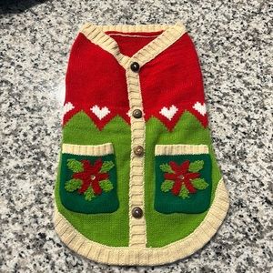 Dog “Ugly Christmas Sweater” Medium